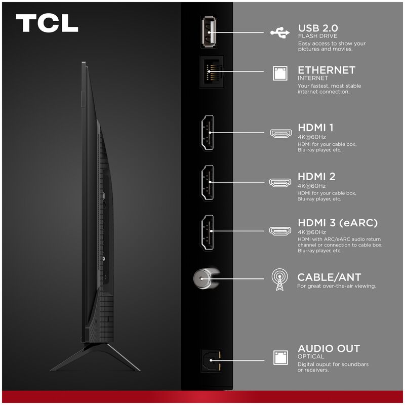 TCL - 43" Class Q6LR Series QLED 4K UHD Smart Roku TV, , hires