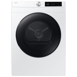 Samsung 24 in. 4.0 cu. ft. Smart Stackable Electric Dryer with Sensor Dry & Sanitize Cycle - White, , hires