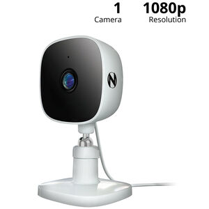 Night Owl - Indoor Wi-Fi IP Plug In 1080p Deterrence Camera with 2-Way Audio - White, , hires