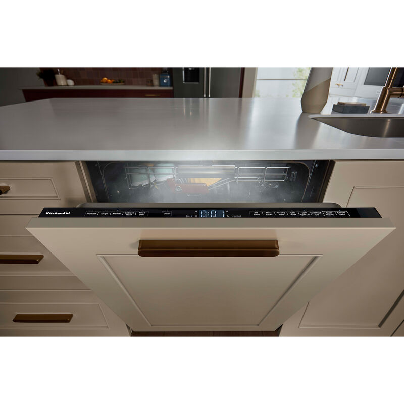 KitchenAid 24 in. Top Control Dishwasher with 39 dBa Sound Level & 3rd-Rack - Custom Panel Ready, Custom Panel Required, hires