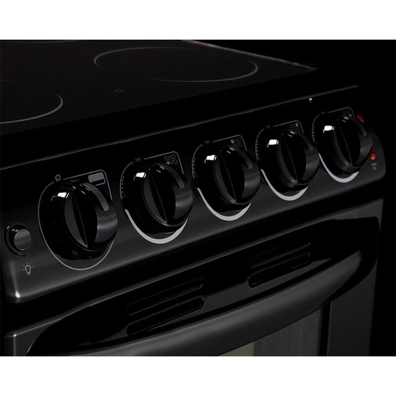 Summit 20 in. 2.3 cu. ft. Electric Range with Smoothtop Burners - Black, , hires