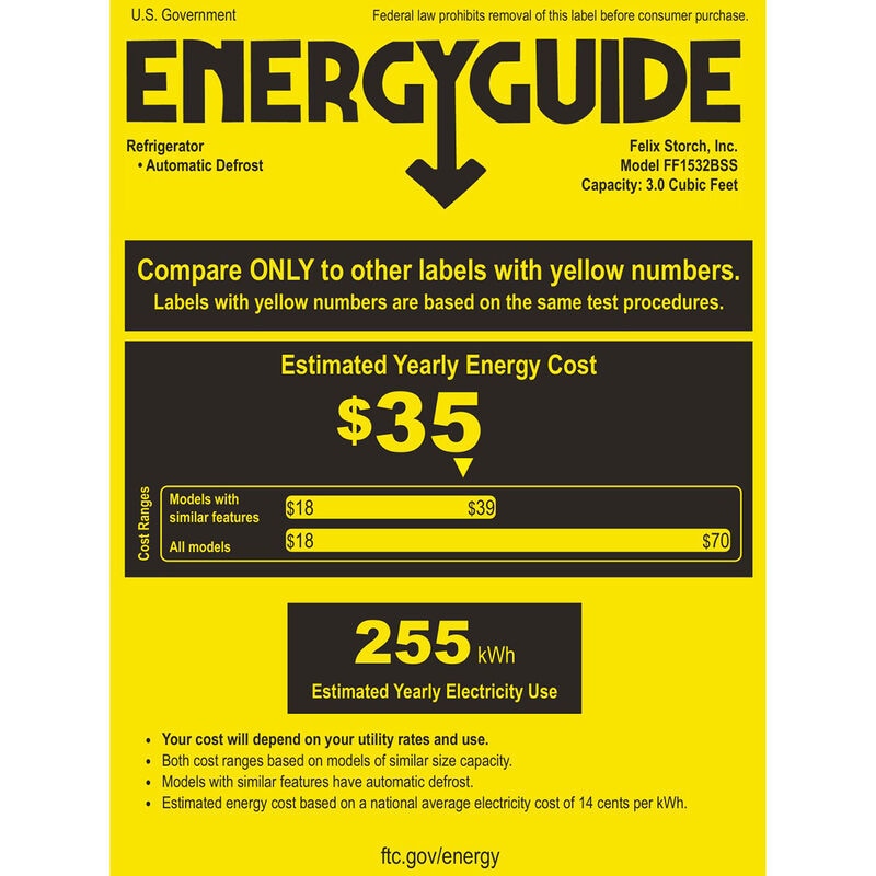 Summit 15 in. 2.9 cu. ft. Left-Hinged Undercounter Refrigerator - Stainless Steel, , hires