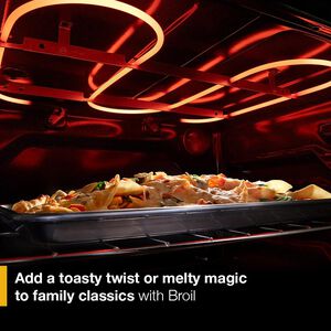 Whirlpool 30 in. 5.3 cu. ft. Air-Fry Standard Convection Electric Range with Radiant Burners - Stainless Steel, , hires