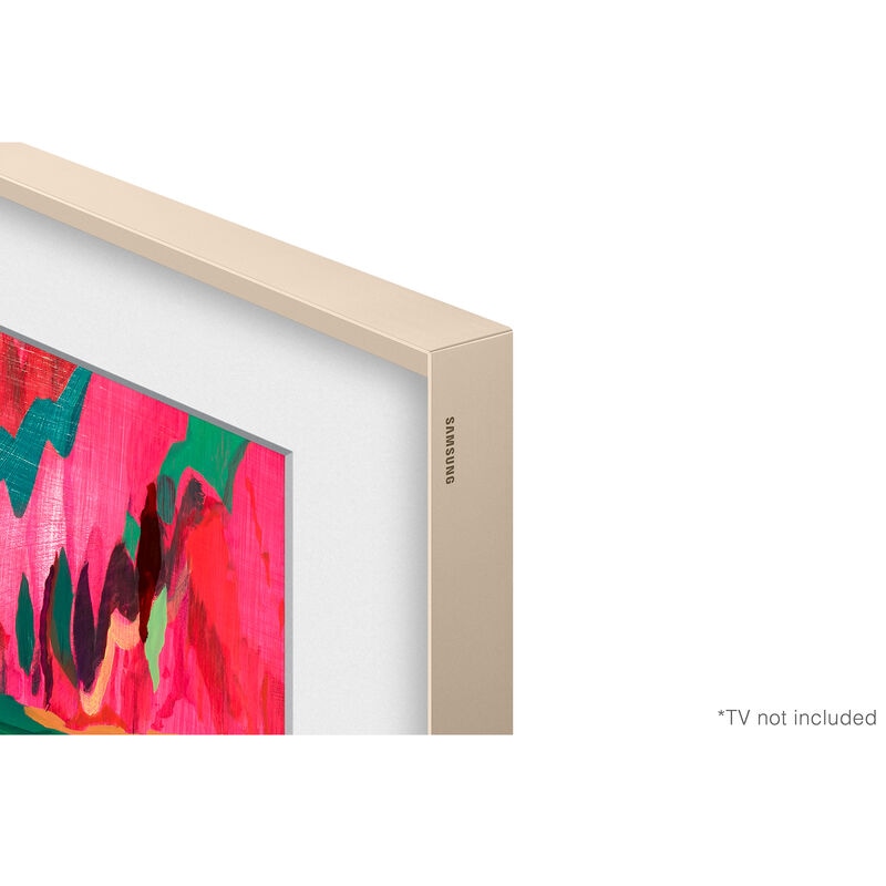 Samsung The Frame 65" Customizable Bezel - Sand Gold Metal Compatible with the Samsung 2021 - 2025 Frame TVs and 2025 Frame Pro TVs, , hires