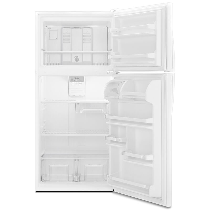 Whirlpool 30 in. 18.2 cu. ft. Top Freezer Refrigerator - White, , hires