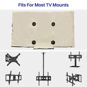 Sylvox Waterproof Outdoor TV Cover for 60-65" - Beige, , hires