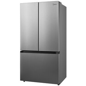 Midea 33 in. 22.6 cu. ft. Smart Counter Depth Garage-Ready French Door Refrigerator with Ice Maker - Stainless Steel, , hires