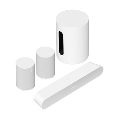 Sonos Immersive Set with Beam - Beam G2 & Sub Mini & (2) Era 100 | BEAM2WPKG3