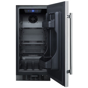 Summit 15 in. 2.9 cu. ft. Undercounter Refrigerator - Stainless Steel with Black Cabinet, , hires