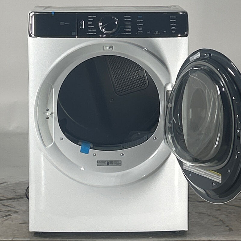 GE Profile 28 in. 7.8 cu. ft. Smart Stackable Gas Dryer with Sensor Dry, Sanitize & Steam Cycle - White (Open Box Good Condition), , hires