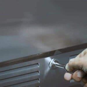 XO 15 in. 3.3 cu. ft. Built-In Outdoor Undercounter Refrigerator with Left Hinge Door- Stainless Steel, , hires