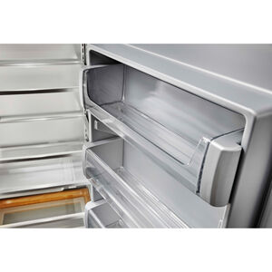 KitchenAid 48 in. 29.4 cu. ft. Built-In Counter Depth Side-by-Side Refrigerator with External Ice & Water Dispenser - Stainless Steel, Stainless Steel, hires