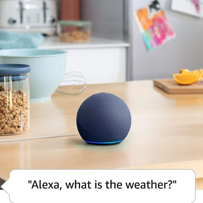 Amazon - Echo Dot (5th Gen, 2022 Release) Smart Speaker with Alexa - Deep Sea Blue, , hires