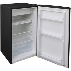 Avanti 18 in. 3.1 cu. ft. Mini Fridge with Freezer Compartment - Black, Black, hires