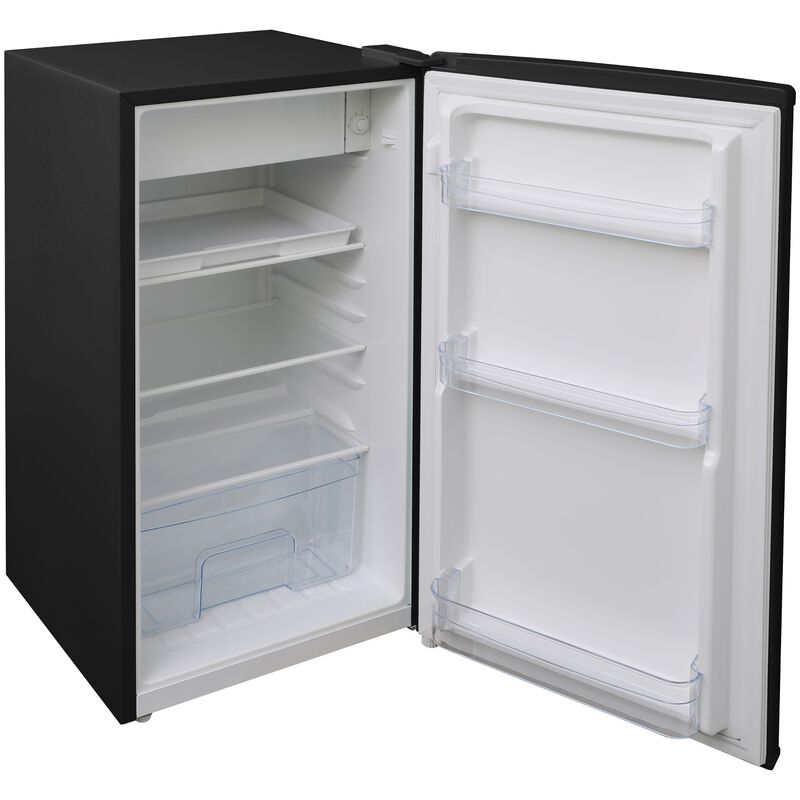 Avanti 18 in. 3.1 cu. ft. Mini Fridge with Freezer Compartment - Black, Black, hires