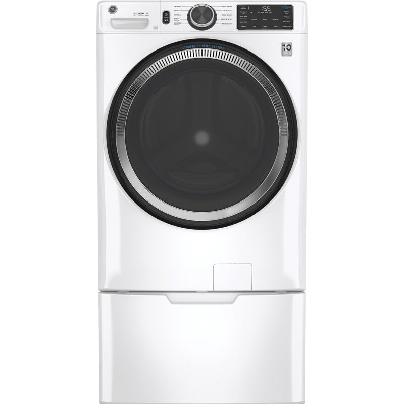 GE 28 in. 4.8 cu. ft. Smart Stackable Front Load Washer with