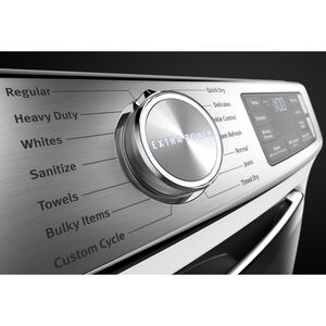 Maytag 27 in. 7.3 cu. ft. Smart Stackable Gas Dryer with Extra Power Button, Industry-Exclusive Extra Moisture Sensor, Sanitize & Steam Cycle - White, White, hires