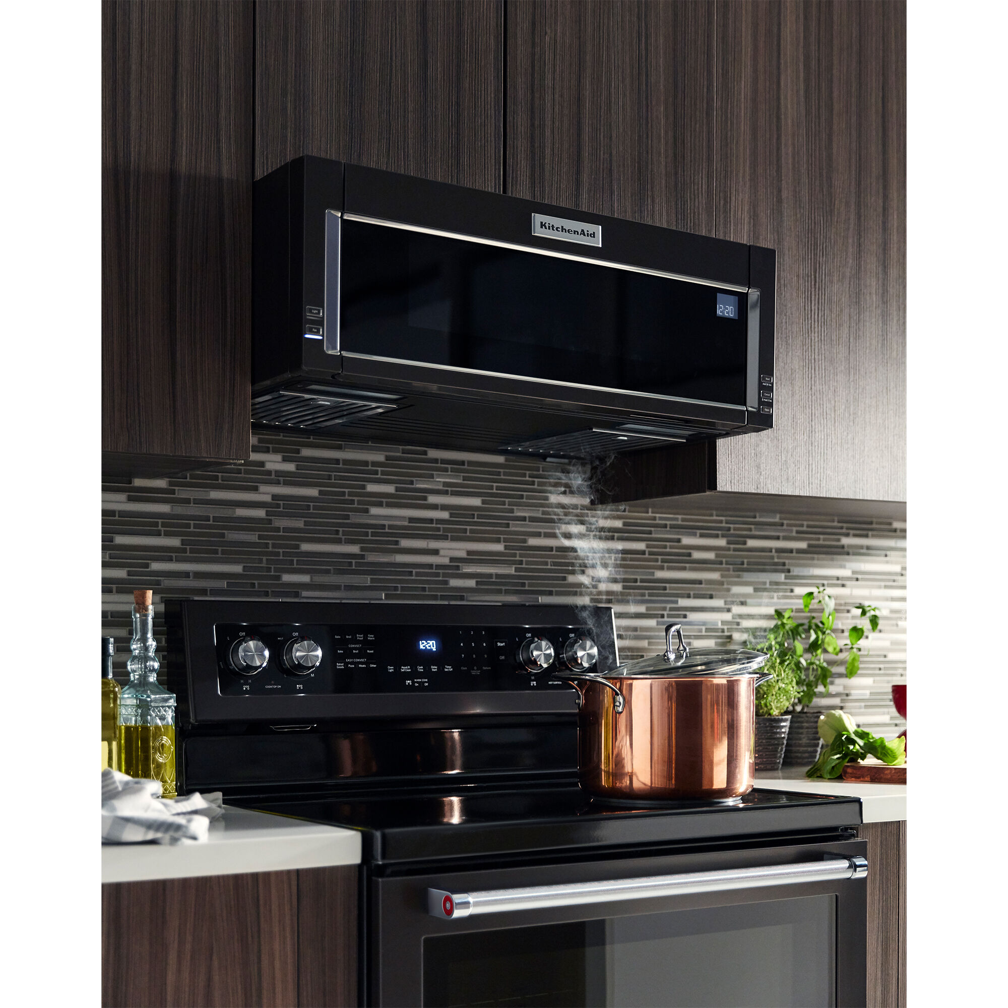 Low profile microwave black best sale