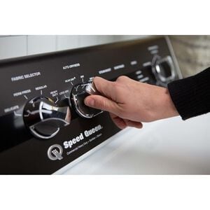 Speed Queen DR5 27 in. 7.0 cu. ft. Electric Dryer with Sensor Dry, Sanitize & Steam Cycle - White, , hires