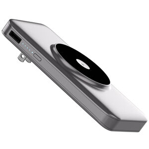 JourneyMag - All-in-One Magnetic Wireless Battery Pack for iPhone 16, 15, 14, 13 & 12 series - Built-in AC Adapter - 20W PD - 10,000mAh, , hires