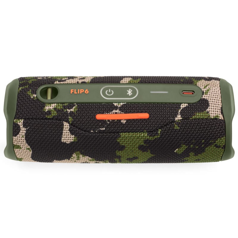 JBL Flip 6 Portable Rechargeable Waterproof Bluetooth Speaker - Camouflage, Squad, hires