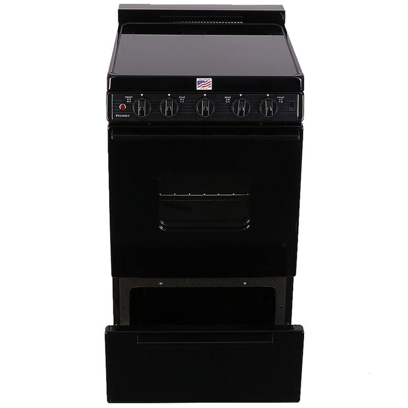 Premier 20 in. 2.4 cu. ft. Electric Range with Smoothtop Burners - Black, , hires