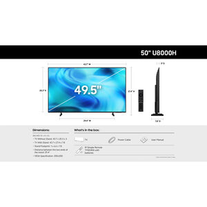 Samsung - 50" Class U8000H LED 4K UHD Smart Tizen TV, , hires