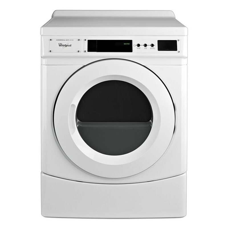 Whirlpool 27 in. 6.7 cu. ft. Non-Vend Commercial Gas Dryer - White, , hires