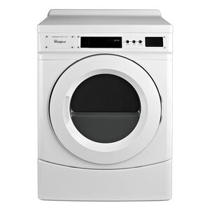 Whirlpool 27 in. 6.7 cu. ft. Non-Vend Commercial Gas Dryer - White, , hires