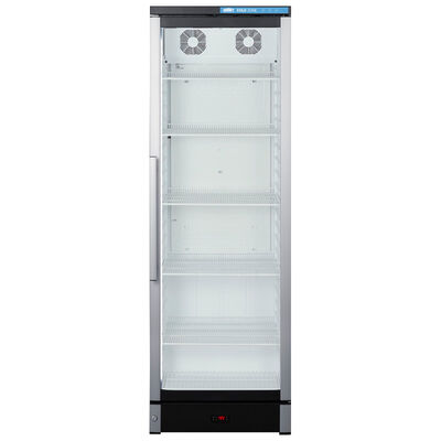 Summit 24 in. 12.4 cu. ft. Beverage Center with Removable Shelves & Digital Control - Stainless Steel | SCR1301