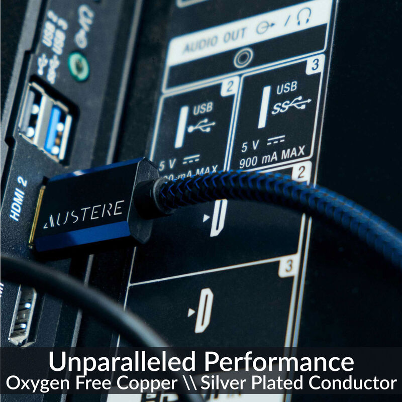 Austere V Series Premium Certified 4K HDR HDMI Cable with ARC - 1.5m, , hires