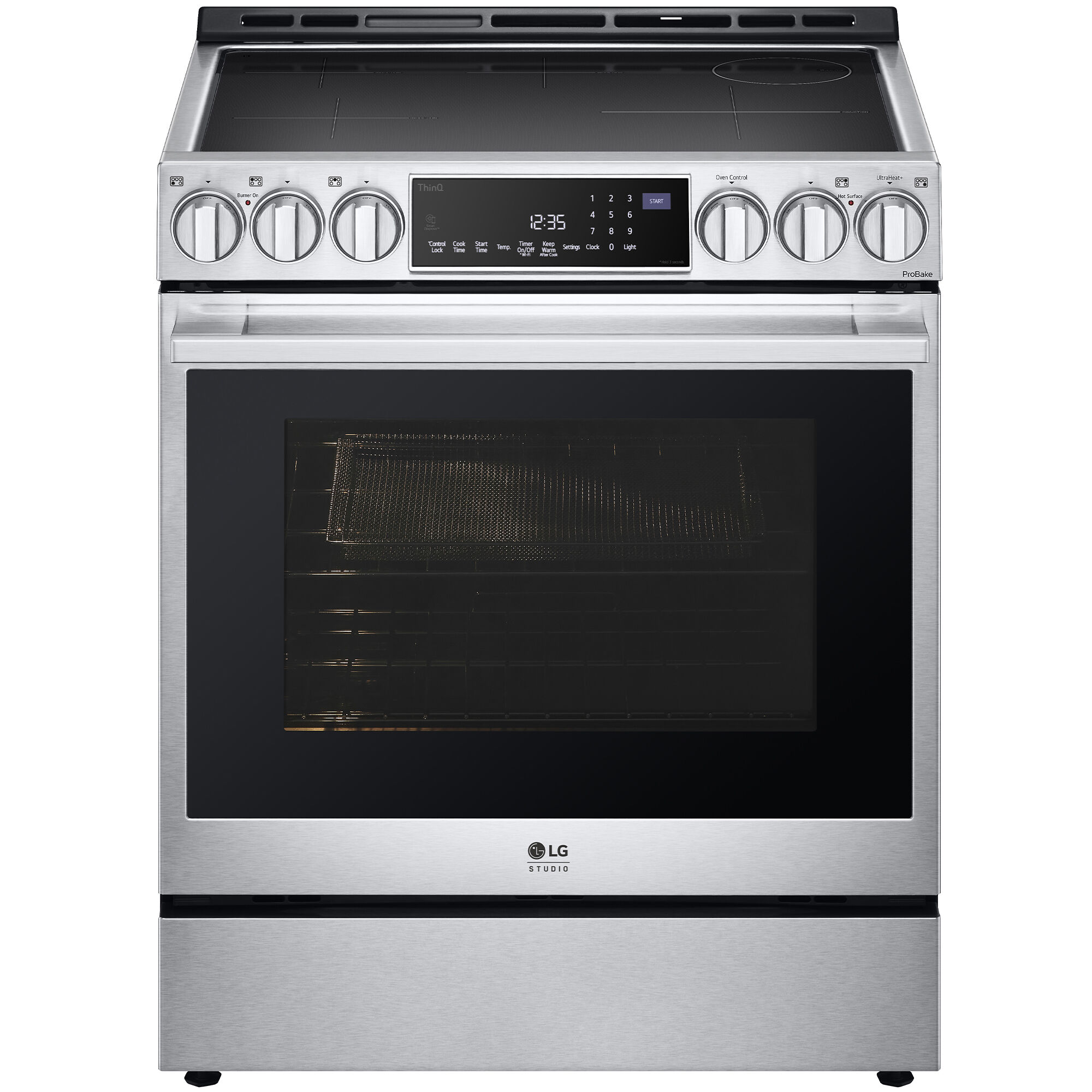 27 inch drop in electric range smooth top
