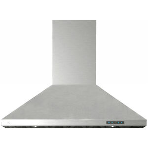 XO 36 in. Chimney Style Range Hood with 3 Speed Settings, 1000 CFM, Ducted Venting & 2 LED Lights - Stainless Steel, , hires