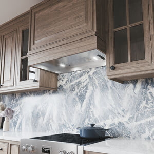 Zephyr Vertex Series 36 in. Convertible Standard Style Range Hood with 390 CFM, 3 Fan Speeds & 2 LED Lights - Stainless Steel, , hires