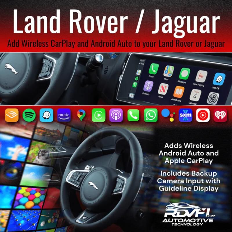 RDVFL Wireless CarPlay/Android Auto for Land Rover, Range Rover and Jaguar with CD Player in Dash, , hires