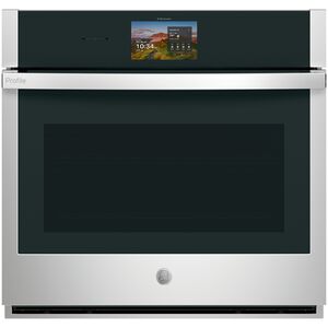 GE Profile 30 in. 5.0 cu. ft. Smart Electric Single Wall Oven with True European Convection - Stainless Steel, , hires