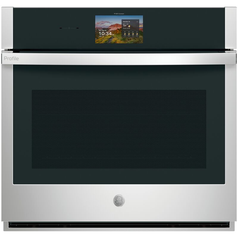 GE Profile 30 in. 5.0 cu. ft. Smart Electric Single Wall Oven with True European Convection - Stainless Steel, , hires