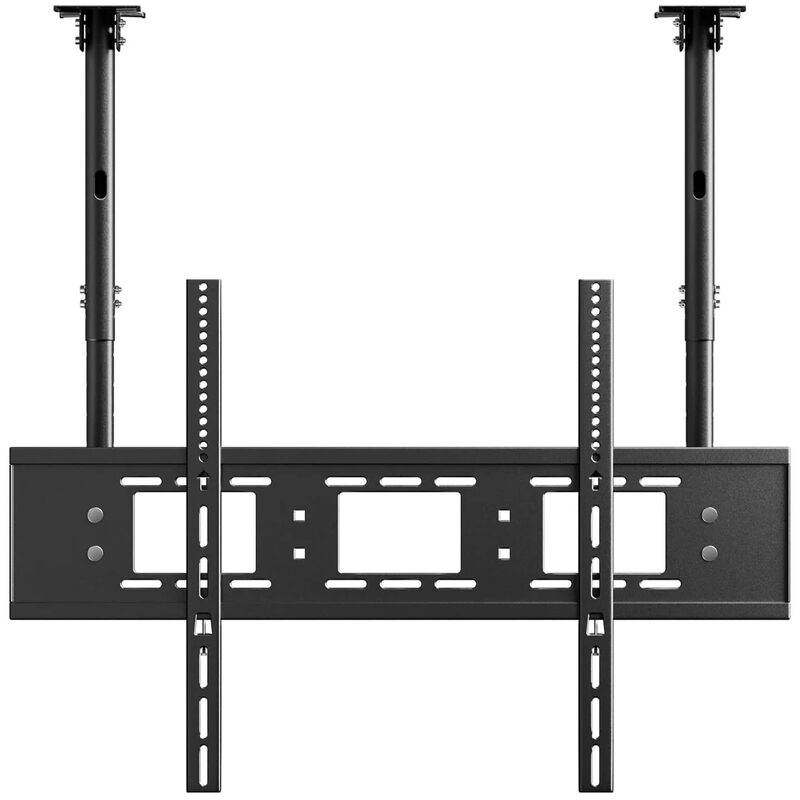 Sylvox Dual-Pole Ceiling Mount for 55" - 75" TV's - Black, , hires