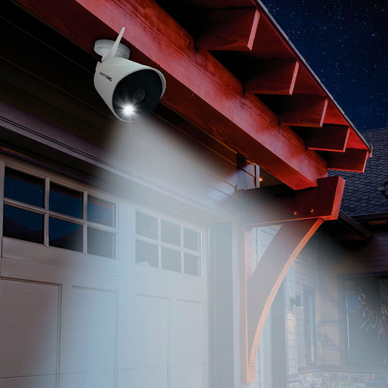 Night Owl - Expandable 10 Channel Wi-Fi NVR with (4) 1080p Wi-Fi IP Spotlight Cameras and 1TB Hard Drive, , hires