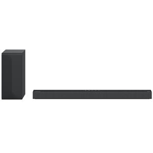 LG - 3.1ch DTS Virtual:X Soundbar with Wireless Subwoofer - Black