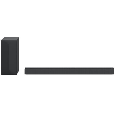 LG - 3.1ch DTS Virtual:X Soundbar with Wireless Subwoofer - Black | S65Q