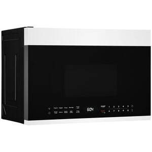 Frigidaire 24 in. 1.4 cu. ft. 1000W Over-the-Range Microwave with 300 CFM & Sensor Cooking - White, White, hires