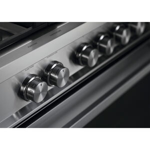Fisher & Paykel Series 9 36 in. 4.9 cu. ft. True European Convection Dual Fuel Range with 5 Sealed Burners - Stainless Steel, , hires