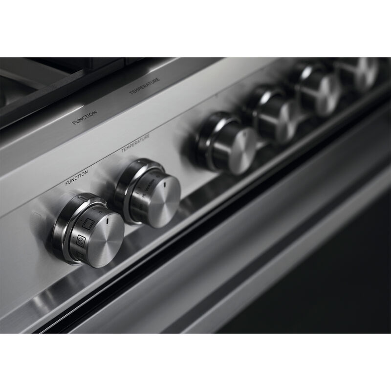 Fisher & Paykel Series 9 36 in. 4.9 cu. ft. True European Convection Dual Fuel Range with 5 Sealed Burners - Stainless Steel, , hires
