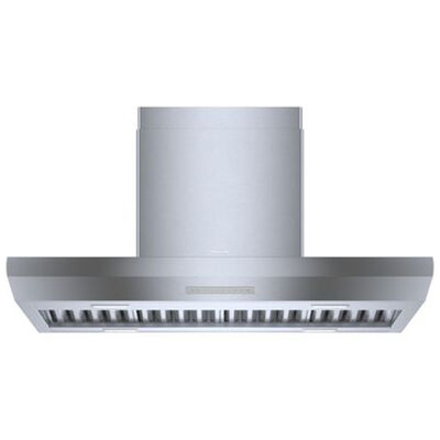 Thermador Professional Series 54 in. Smart Chimney Style Range Hood with 4 Speed Settings, Ducted Venting & 4 LED Lights - Stainless Steel | HPIN54WS