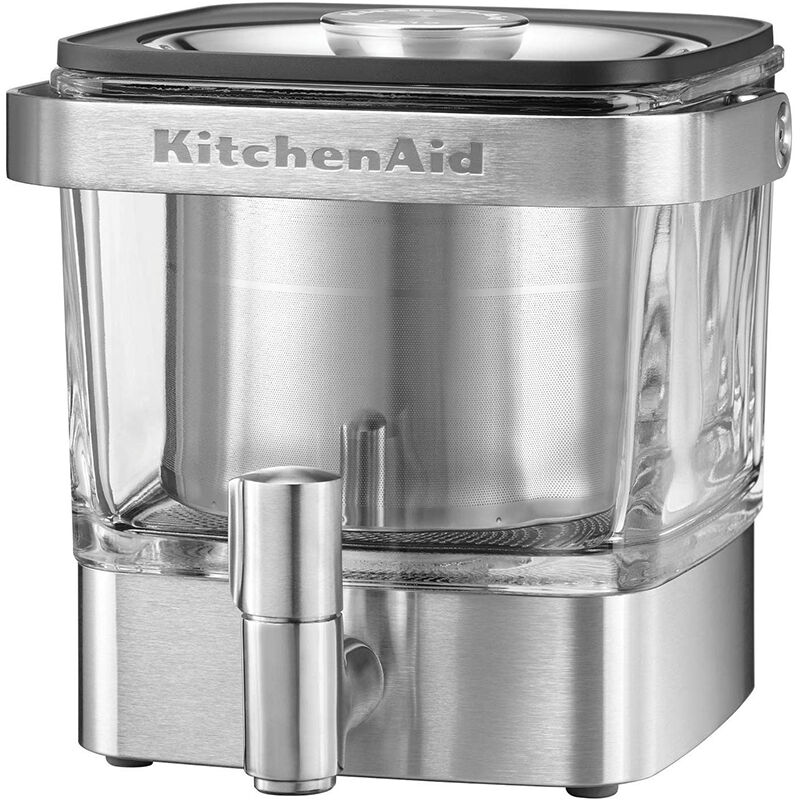 KitchenAid Brushed Stainless Steel 7-Cup Corded Manual Electric