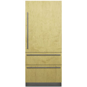 Viking 7 Series 36 in. 19.9 cu. ft. Built-In Counter Depth Bottom Freezer Refrigerator with Internal Water Dispenser - Custom Panel Ready