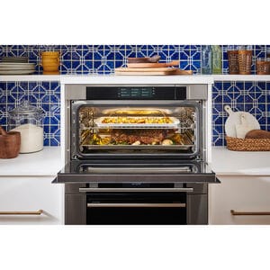 Wolf M Series 30 in. 2.4 cu. ft. Steam Electric Single Wall Oven with Dual Convection - Stainless Steel, , hires