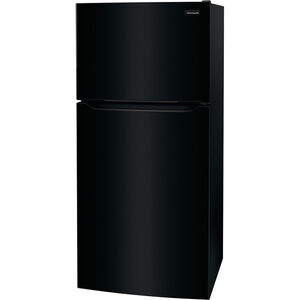 Frigidaire 30 in. 18.3 cu. ft. Top Freezer Refrigerator with Glass Shelves - Black, Black, hires