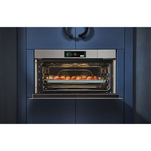 Wolf M Series 30 in. 2.4 cu. ft. Steam Electric Single Wall Oven with Dual Convection - Stainless Steel, , hires